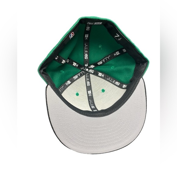 New Era 59fifty NBA Boston Celtics Fitted Green Baseball Hat,  Size 7 1/4, Byrd - Picture 5 of 8